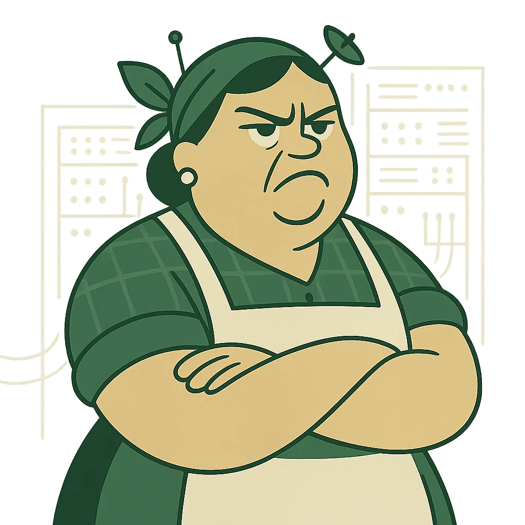 Stella - the stern one who makes sure nothing is ever lost
